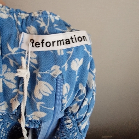 Reformation Robertson Top in Marie size 10 NWT - Picture 9 of 9